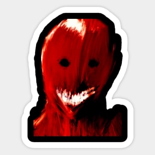 Red face Sticker